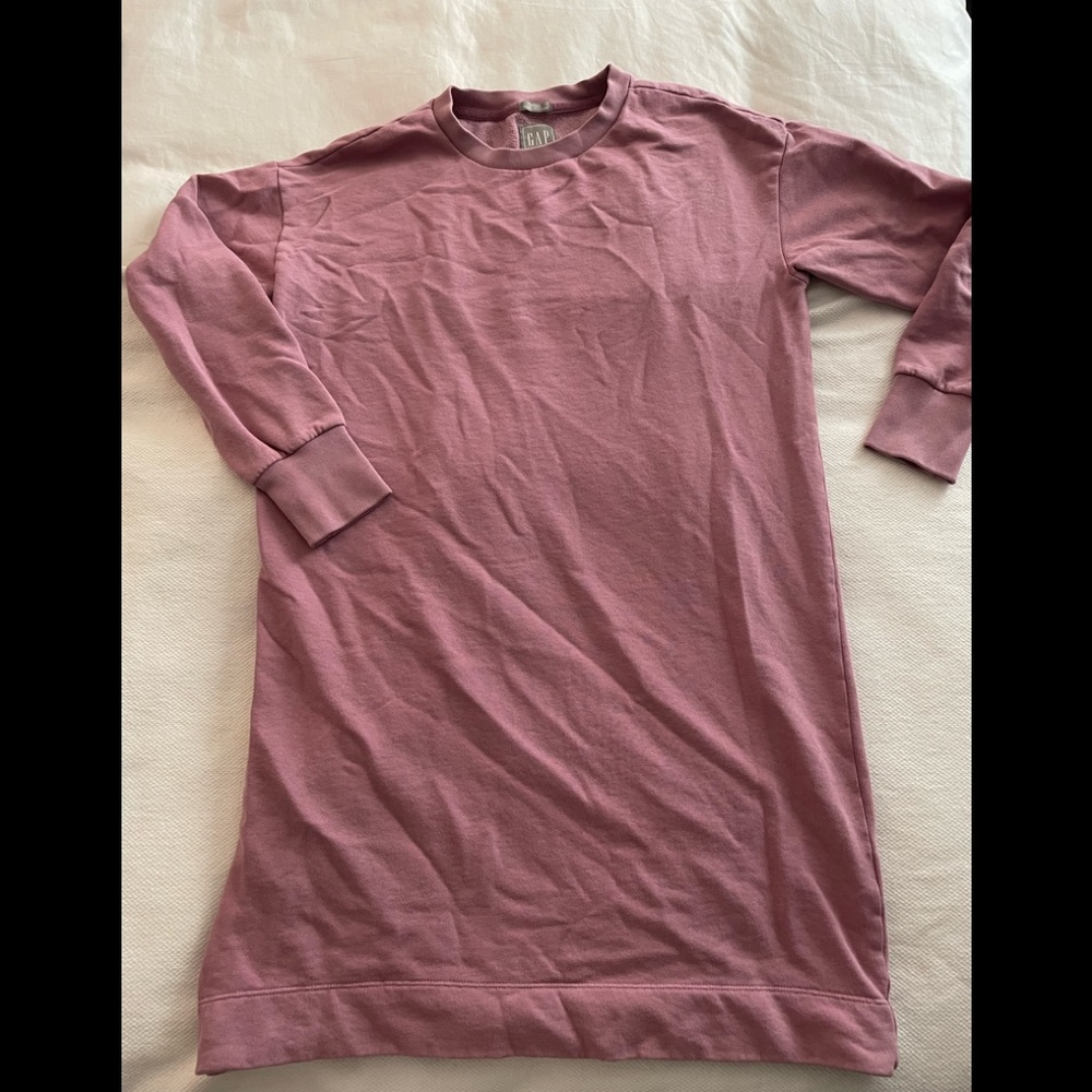 GAP Pink Long Sleeve Dress